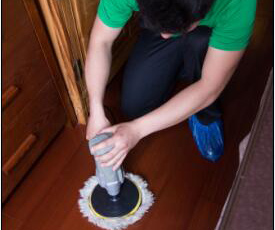 天津迎万家家政服务木地板打蜡保养规范